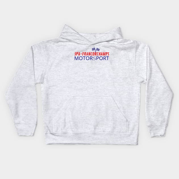 Spa-Francorchamps Motorsport Kids Hoodie by GearGlide Outfitters